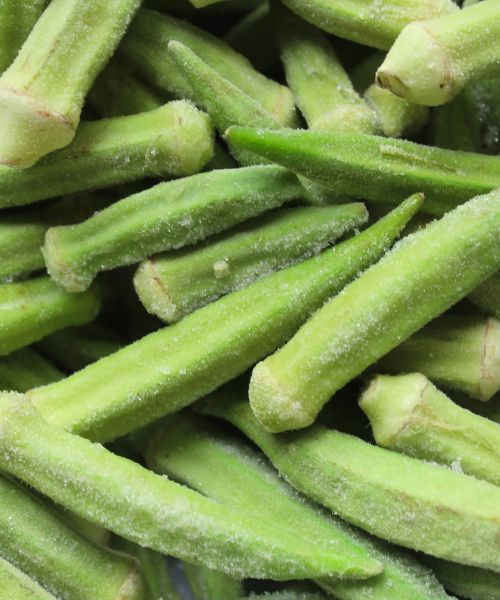 Frozen okra