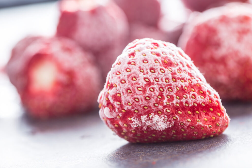 Frozen strawberries